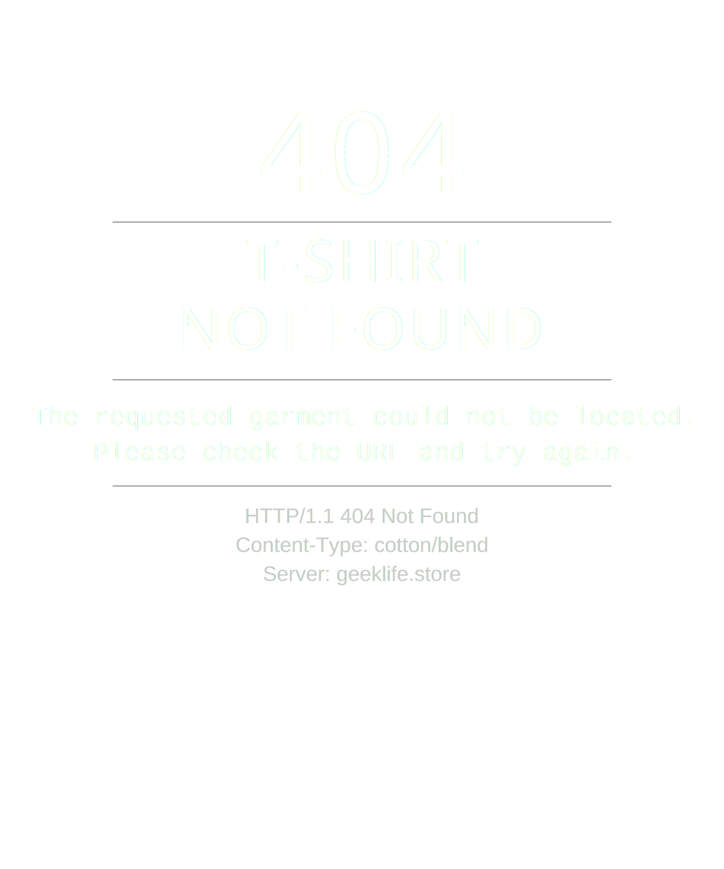 404 T-Shirt Not Found – Funny Programmer Black Tee