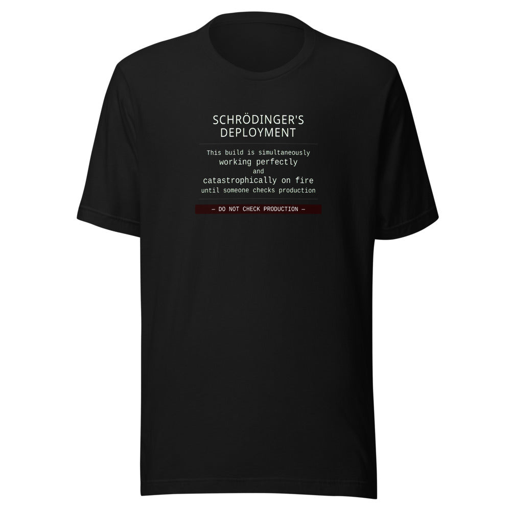 Schrodingers Deployment Devops Tee