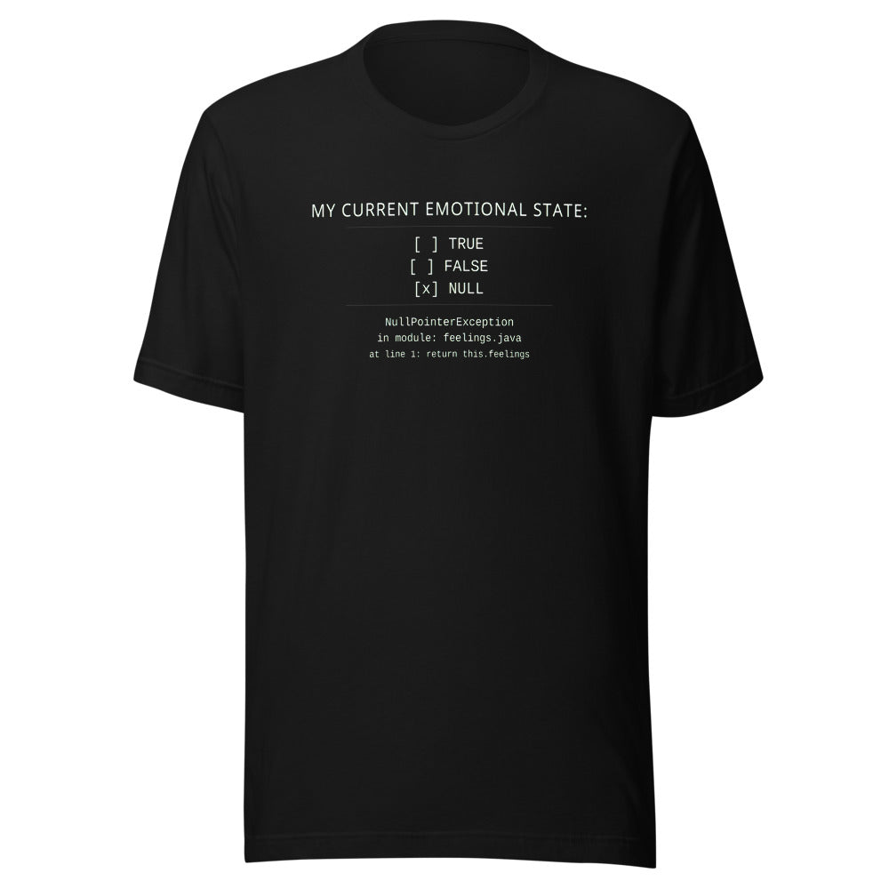 Boolean Feelings Tee