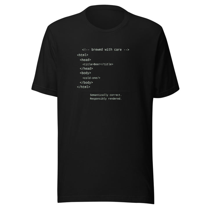 Beer HTML Tee